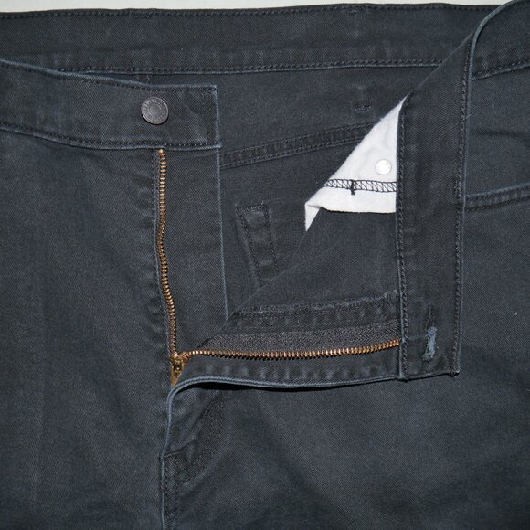 Levis 541 Men's Actual Size 40x30 Jeans Stretch Denim Regular Tapered Leg Black - Picture 5 of 10